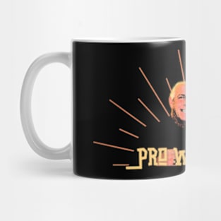 pro wrestling art ric flair vs hulk hogan 1991 Mug